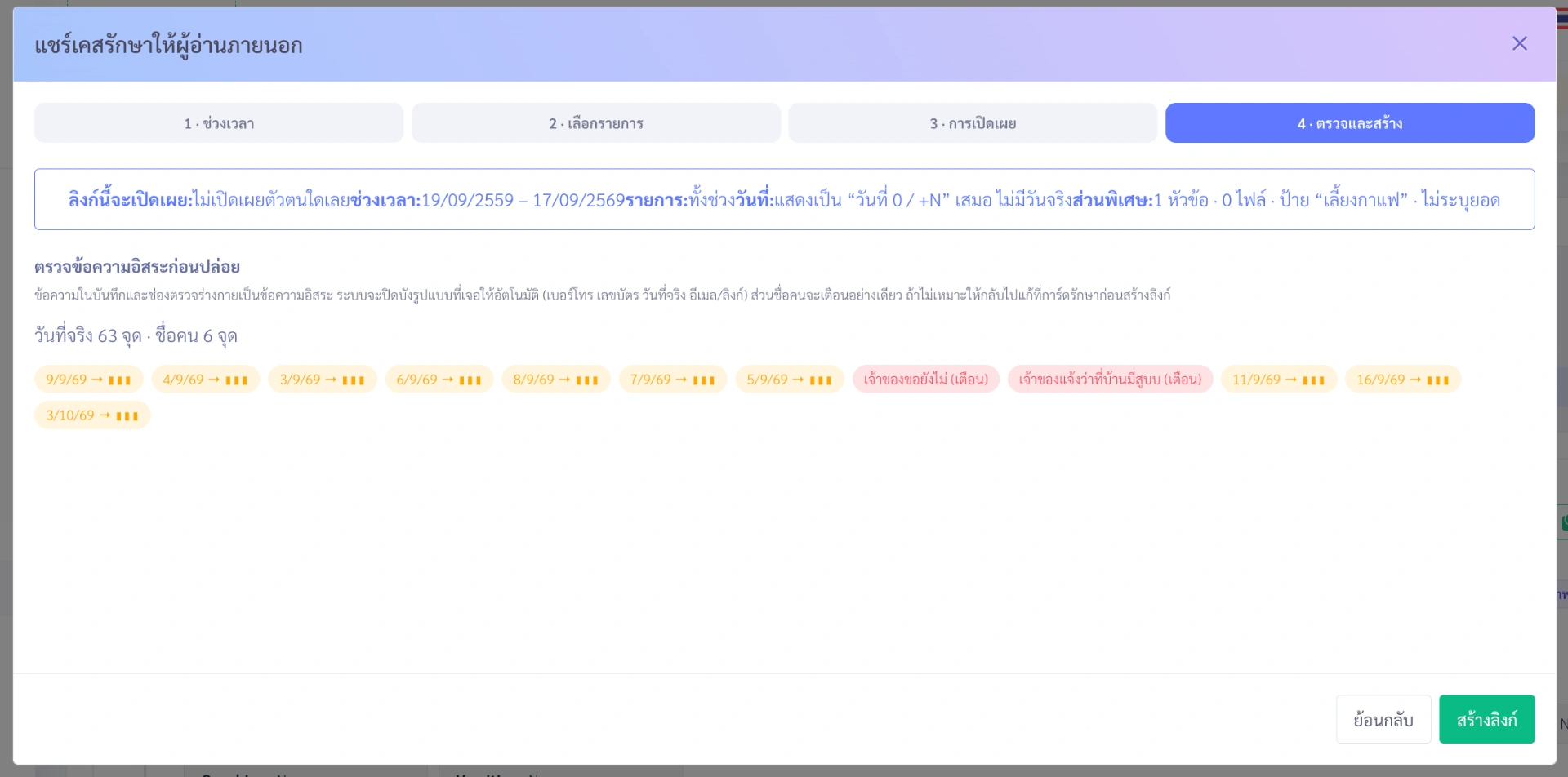 ภาพประกอบจากระบบ VetPresso
